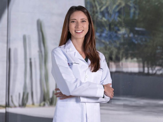 Marin Carter, a second-year medical student at the UArizona College of Medicine – Tucson, is one of 14 students from the college to receive a Primary Care Physician Scholarship.