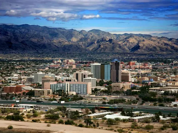 aerial shot of college of medicine tucson campus