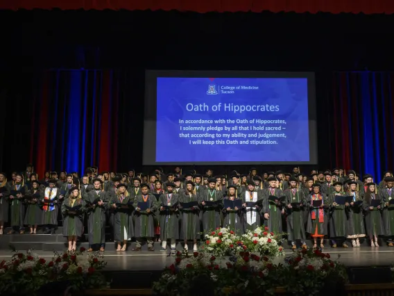 Students at Convocation