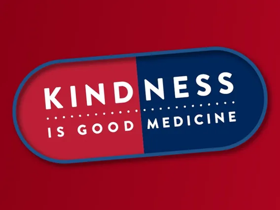 Kindness is Good Medicine Campaign Card Logo