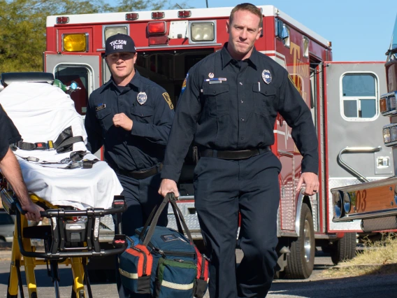Emergency medicine graduates in action