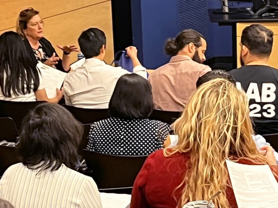 [IM Residency – Tucson program manager Mary Gosciminski explains the role that staff play in making sure new residents know where they’re supposed to be when and other services to ensure they’re learning what they need to know to provide the best evidence-based, compassionate care while taking care of their wellness needs as well.]