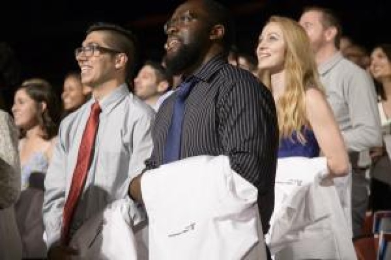 White Coat Ceremony Recognizes Students who Started Medical School During the Pandemic