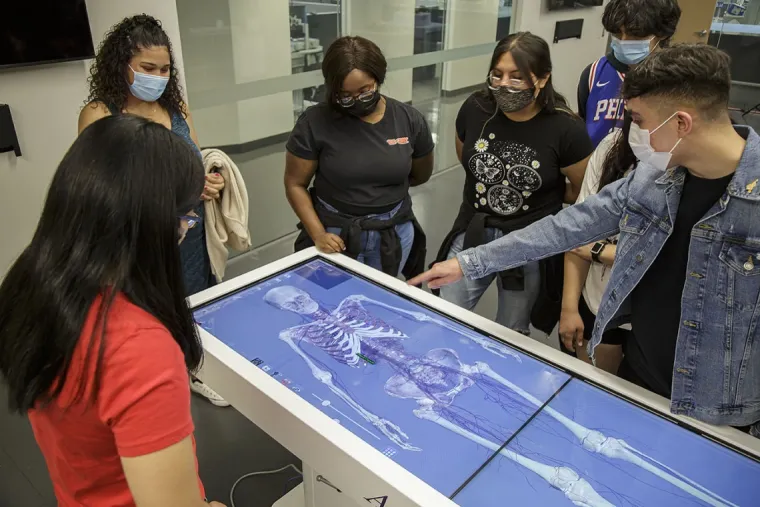 High school students at ASTEC