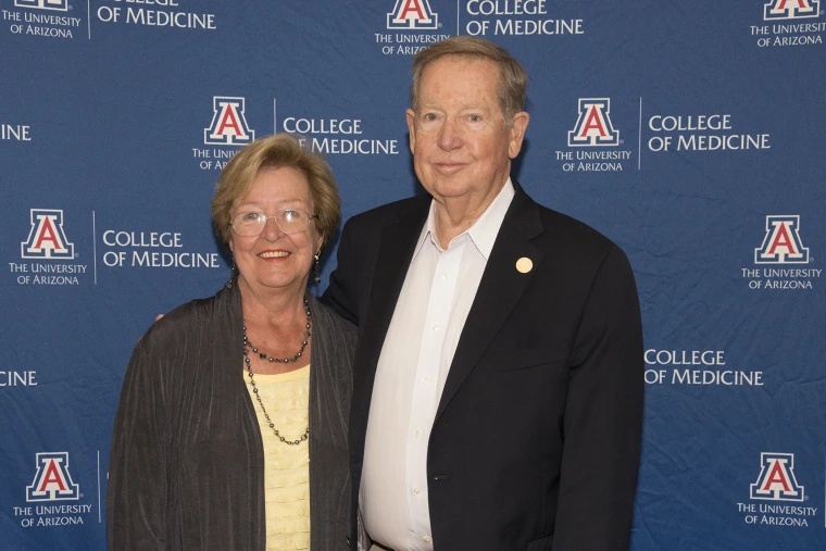 James E. Dalen, MD, MPH, ScD, with his wife, Priscilla James E. Dalen, MD, MPH, ScD, with his wife, Priscilla