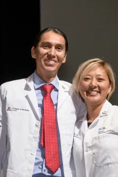 Fourth-year University of Arizona College of Medicine at Tucson medical students gathered at Old Main before learning where they'll launch their careers as new physicians.