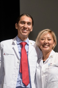 Fourth-year University of Arizona College of Medicine at Tucson medical students gathered at Old Main before learning where they'll launch their careers as new physicians.