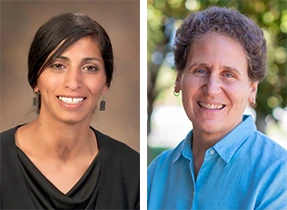 [Image of Ahlam Saleh, MD, and Ellen Dubinsky]