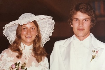 Bruce and Patty Byrd at their 1979 wedding