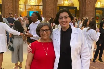 Rocio Gastelum-Castillo at the White Coat Ceremony