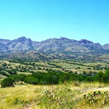 Arizona rural landscape banner