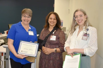 [Lorraine Yentzer, MSN, AG-ACNP-BC, Indu Partha, MD, and Amy Klein, MD]