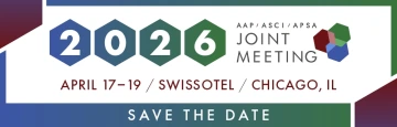 [Promotional banner for AAP/ASCI/APSA Joint Meeting, April 17-19, 2026, in Chicago]