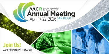 [AACR Annual Meeting promotional banner for San Diego, April 17-22, 2026]