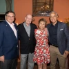 From left: Michael Abecassis, dean of the U of A College of Medicine – Tucson, with Tom Rogers, Ginny L. Clements and Hesham Sadek.