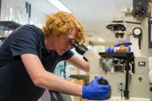 Kyle Cook in the Goldman Lab