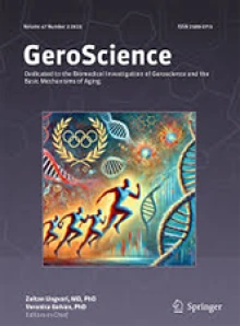 [Image of cover for Geroscience journal for Sept. 25, 2025]